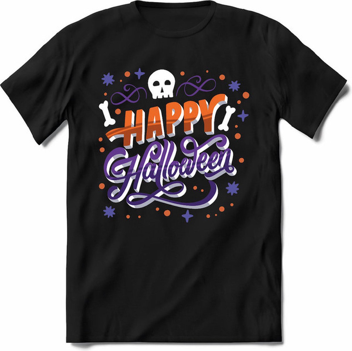 Halloween T-Shirt | Horror  Kleding Heren / Dames | Weerwolf , Monster , Vleermuis en Pompoen  Shirt |